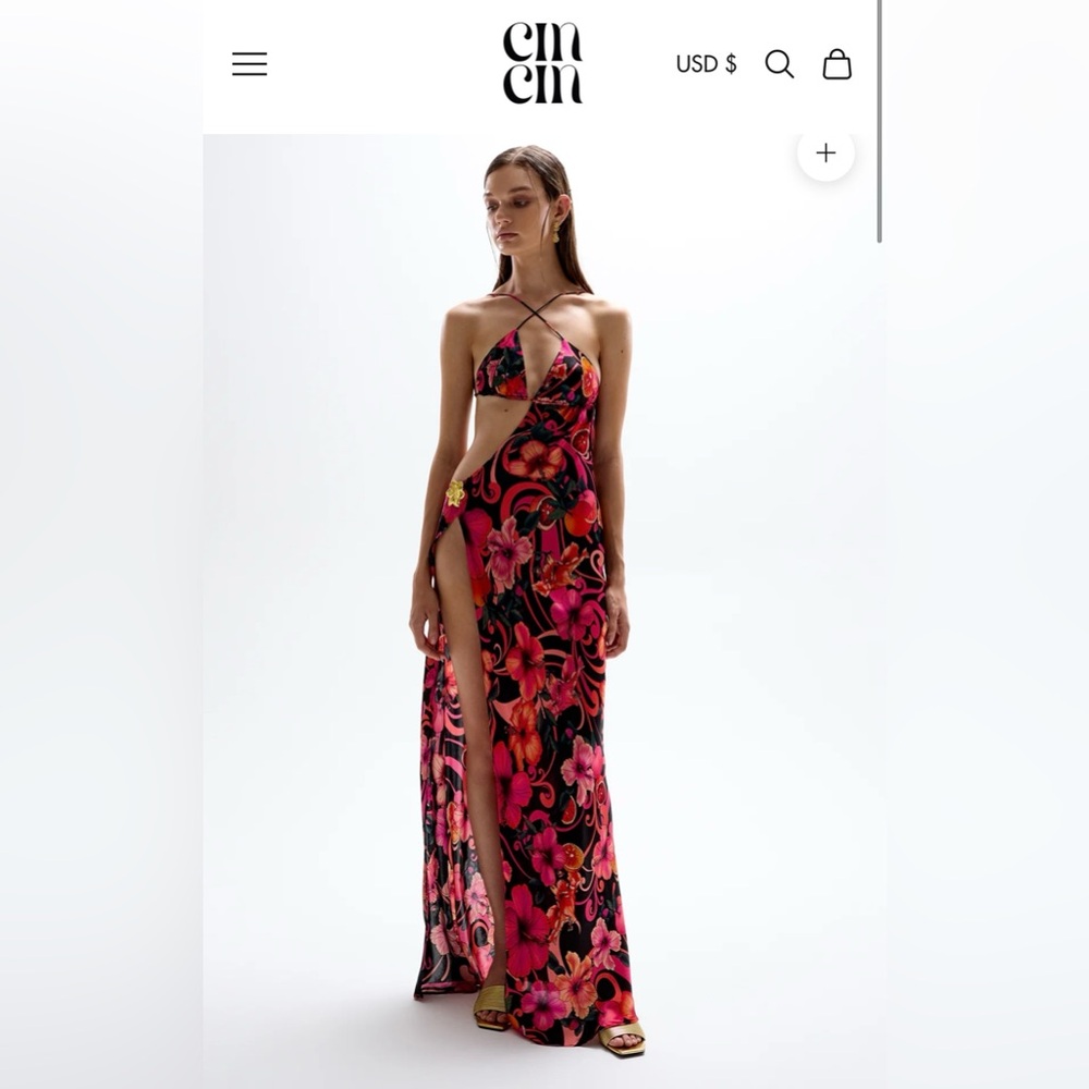 Cin Cin Hibiscus Dress